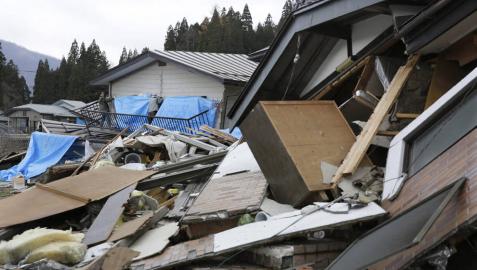 Aumentan a 39 los heridos por el terremoto de 6,8 en Japón