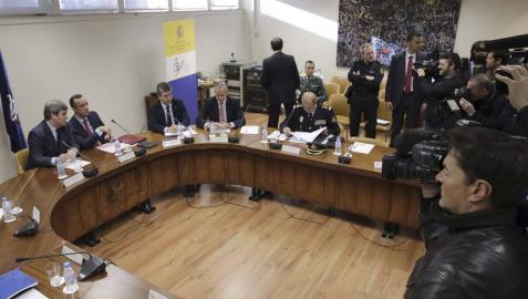 El Comité Antiviolencia, reunido este lunes