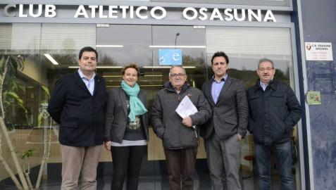 Sabalza presenta su candidatura a la presidencia del club