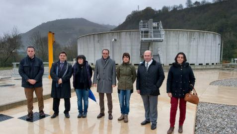 La nueva depuradora de Legasa (Bertizarana) trata el río Bidasoa