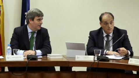 Cardenal y Tebas, reunidos este jueves