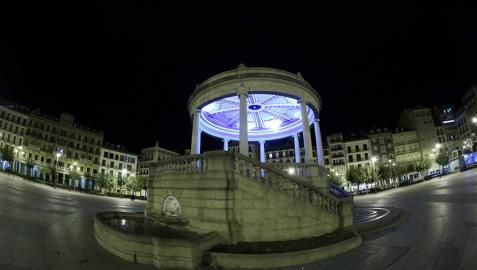 Se cumplen 70 años del quiosco de la Plaza del Castillo Se cumplen 70 años del quiosco de la Plaza del Castillo