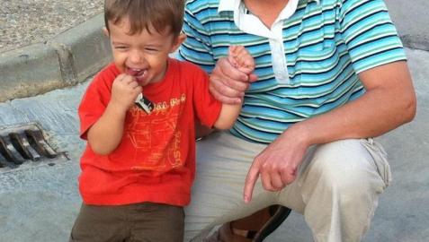 Breton, con su hijo desaparecido