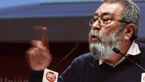 El secretario general de UGT, Cándido Méndez, durante su intervención en la de la II Asamblea Confederal Consultiva del sindicato.