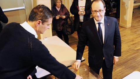 El primer dato de participación en Francia es del 18,02% a mediodía