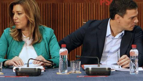 Pedro Sánchez y Susana Díaz.