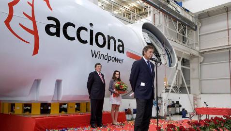 Acciona eleva un 28,5% su beneficio impulsado por la energía renovable