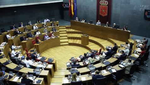 El Parlamento de Navarra para durante dos meses su actividad
