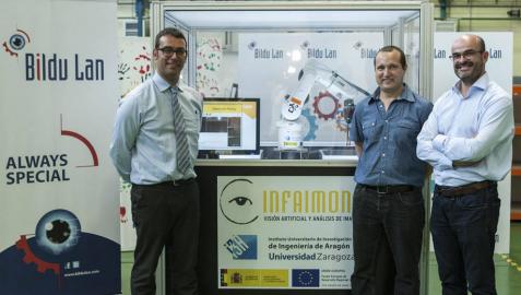 Bildu Lan presenta una aplicación Bin Picking de visión artificial