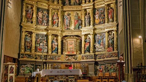 Roban un cáliz de la parroquia San Juan Bautista de Estella
