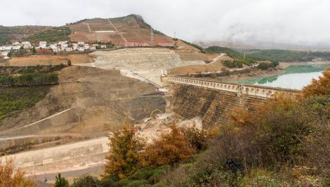 La CHE niega “movimientos significativos” en la ladera de Yesa