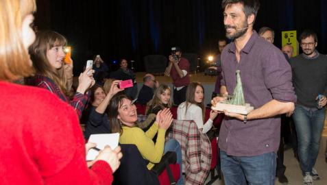 El actor Hugo Silva conquista Tudela