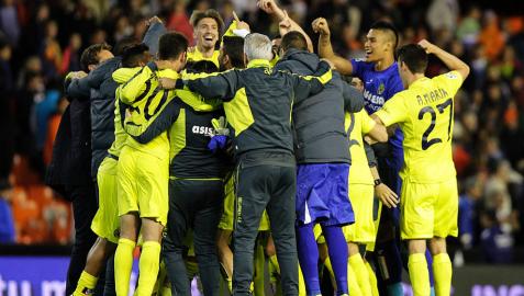 El Villarreal se asegura la Champions y Mestalla se harta