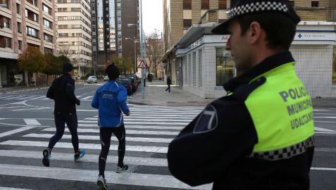 Dos heridos leves y siete accidentes de tráfico el martes en Pamplona