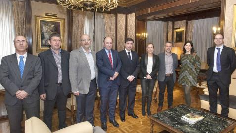 ANEL se reúne con Barkos, Ayerdi y Laparra para abordar la evolución de la Economía Social ANEL se reúne con Barkos, Ayerdi y Laparra para abordar la evolución de la Economía Social