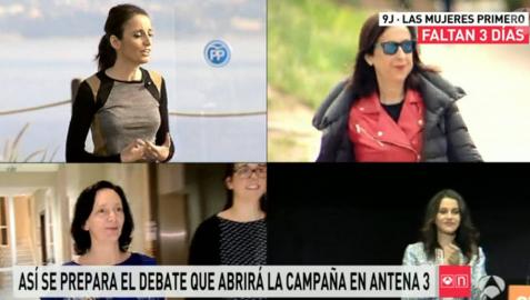 Levy, Robles, Bescansa y Arrimadas debatirán en 'Primero las mujeres' Levy, Robles, Bescansa y Arrimadas debatirán en 'Primero las mujeres'