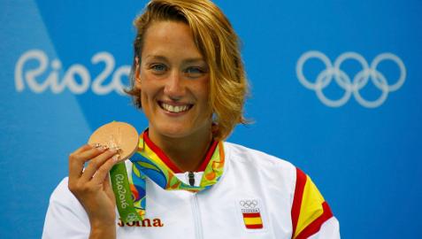Mireia Belmonte se cuelga el bronce en los 400 estilos