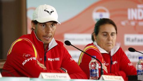 Una gastroenteritis aparta a Nadal de los individuales de la Copa Davis