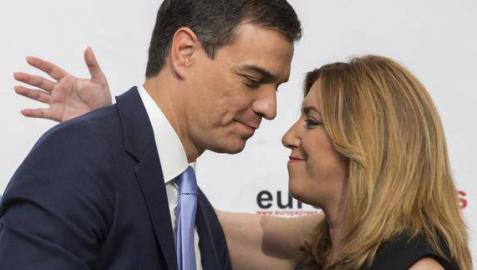 Pedro Sánchez y Susana Díaz.