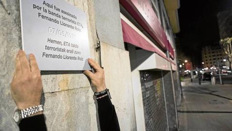 Covite pide placas en recuerdo para 42 víctimas del terrorismo en Navarra