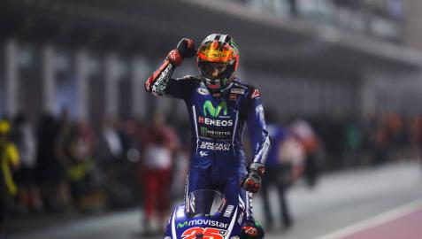 Viñales cumple las previsiones y se impone en el GP de Qatar Viñales cumple las previsiones y se impone en el GP de Qatar