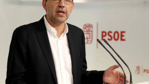 El portavoz de la gestora del PSOE, Mario Jiménez.