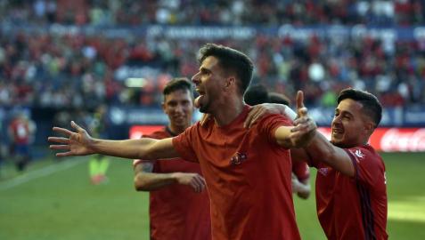 Imágenes correspondientes al encuentro de la jornada 33 disputado en El Sadar.