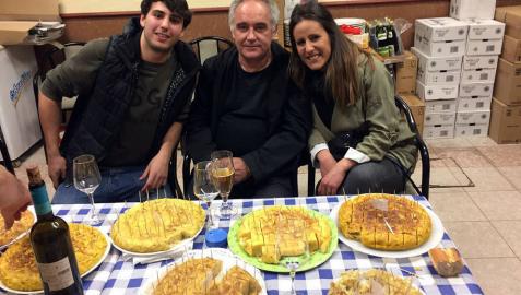 Ferran Adrià, de tortillas en Monteagudo