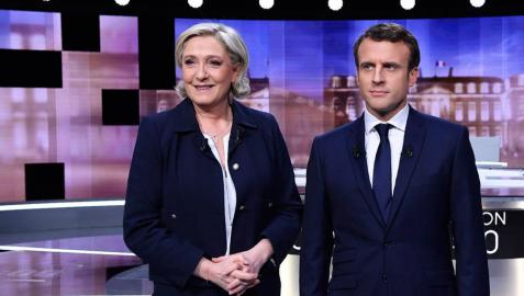 Le Pen acusa a Macron de