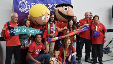 Este sábado, coincidiendo con el último encuentro de Osasuna en El Sadar, la Federación de Peñas Osasunistas ha organizado su tradicional `Día de las Peñas´.