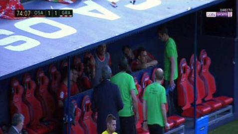 Bronca entre Vasiljevic y Oriol