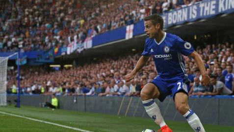 César Azpilicueta, con el Chelsea.
