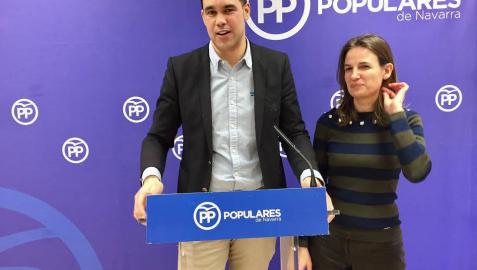 El parlamentario foral del PPN Javier García.