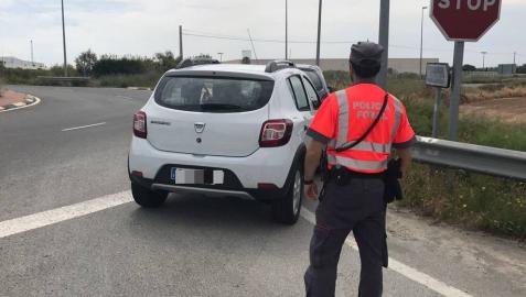 Denunciado en Funes un conductor tras dar positivo en cuatro drogas