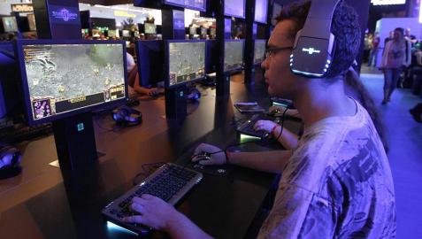 Imágener de la feria Gamescom de videojuegos en Colonia (Alemania)
