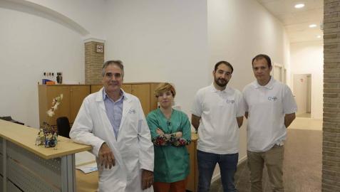 De izquierda a derecha, David Llobera Rabella, Alicia Martínez Zalbide, Manuel Roca Vives y Mikel Arrizabalaga.