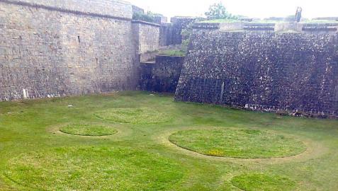 Los fosos de la Ciudadela acogen el primer 'Jardín efímero' de Pamplona