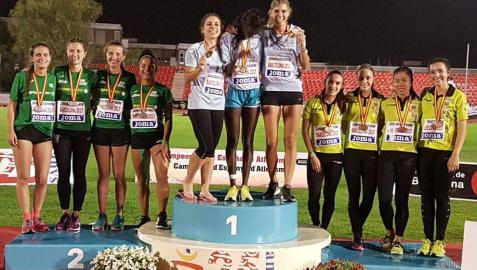 Tormenta de medallas para los atletas navarros en el campeonato de España
