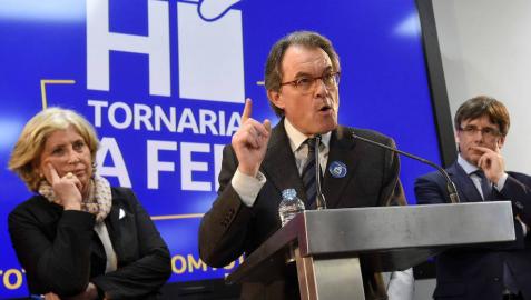 Artur Mas con Puigdemont