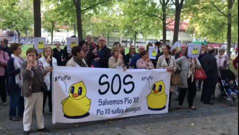 Concentración de SOS Salvemos Pío XII