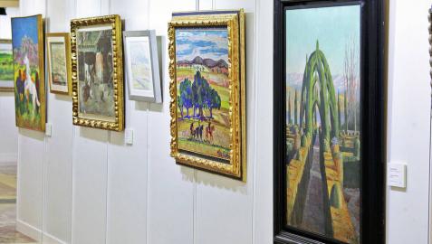 Lorenart inaugura exposición en el hotel Tres Reyes de Pamplona con casi 200 obras