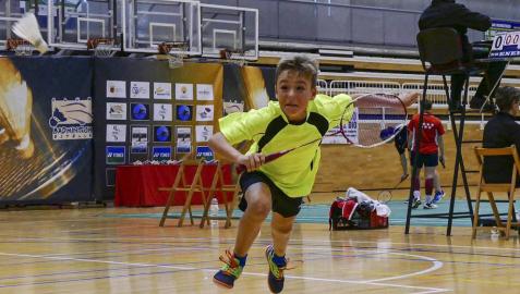 En el bádminton, Estella es de ocho estrellas
