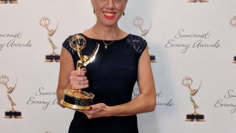 La periodista pamplonesa Adriana Navarro gana su segundo Emmy