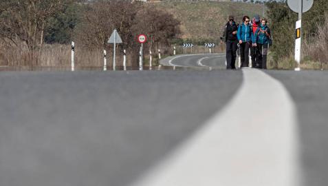 Javier despejó el camino desde Tierra Estella