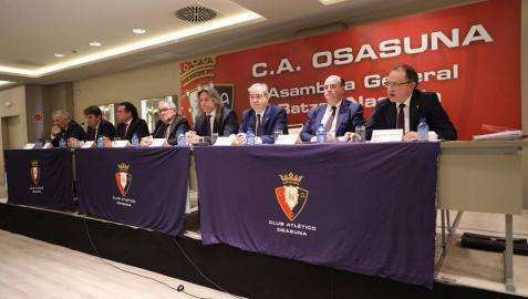 La Asamblea de socios de Osasuna, en directo
