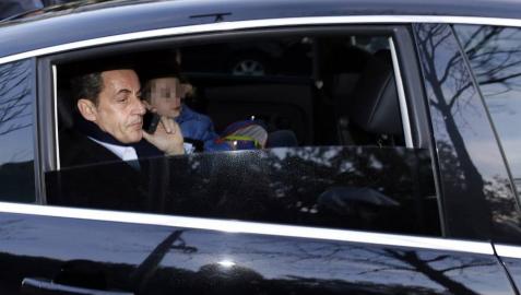 Sarkozy, este sábado, antes de votar