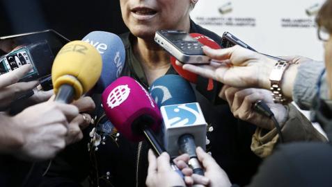 La presidenta del Gobierno de Navarra, Uxue Barkos.
