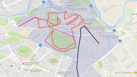 Mapa de las afecciones de tráfico este sábado, 16 de junio. Mapa de las afecciones de tráfico este sábado, 16 de junio.