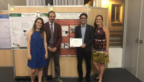 Premio a investigadores de la UPNA por un póster sobre generación eléctrica