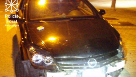 Una mujer se fuga en Allo tras negarse a realizar la prueba de alcoholemia